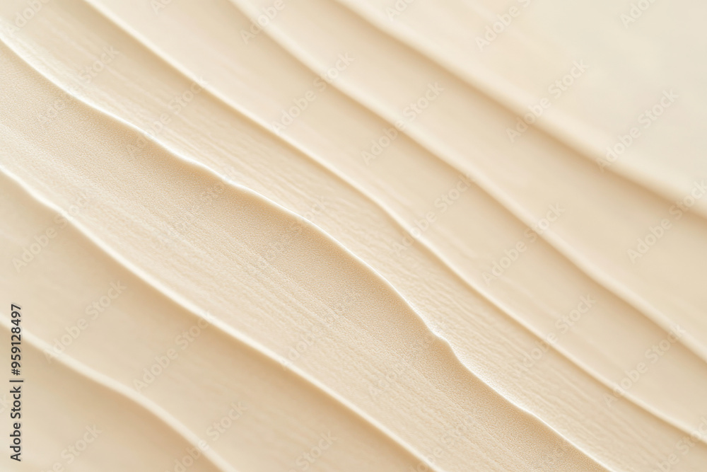 Poster a close-up of a light color textured surface with soft, subtle ridges and a gentle pastel hue, perfe