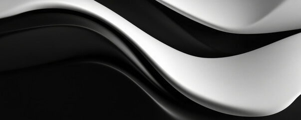 Fototapeta premium A sleek abstract design with a minimalist approach, featuring clean lines and a monochromatic palette. The design is modern and sophisticated, with a strong emphasis on form and balance.