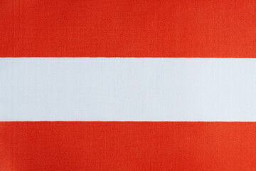 National flag Austria. Closeup background.