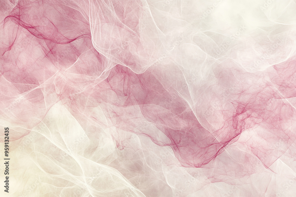 Poster an exquisite abstract background with delicate patterns in blush pink and ivory. the design features