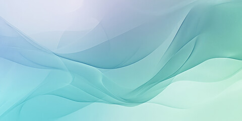 Obraz premium An abstract business background with soft, flowing lines and a gradient from blue to green. The design is calming and modern, ideal for business presentations and websites.