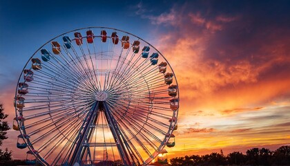 ferris wheel at night