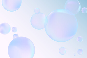 Modern realistic water bubbles, great design for any purposes. Brochure template layout. Communication concept. Brochure, leaflet, flyer, cover template.