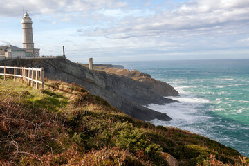 Fototapeta premium Cabo Mayor lighthouse. Santander, Spain