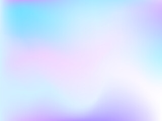 Holographic background. Bright, smooth mesh with a blurry futuristic pattern. Trendy advertising vector. Intense holographic spectrum gradient for printing products, covers.