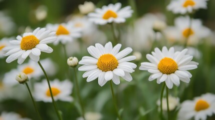Fototapeta premium Beautiful Daisies in Bloom