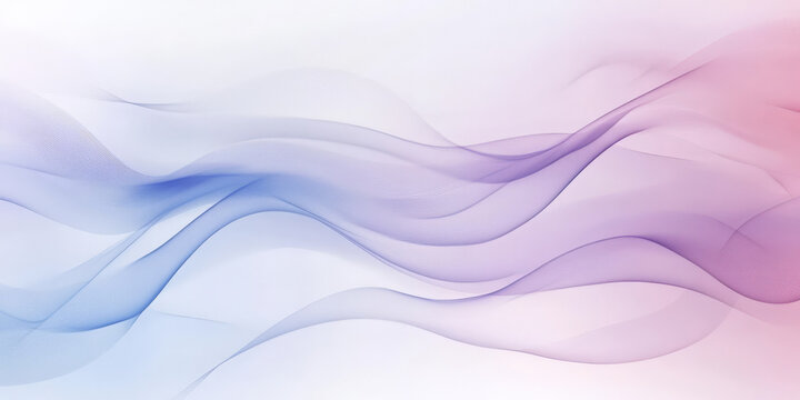 Elegant web design backdrop with a soft, pastel gradient from blue to lavender, featuring subtle, abstract wave patterns. The design is sophisticated and modern, perfect for fashion or beauty websites