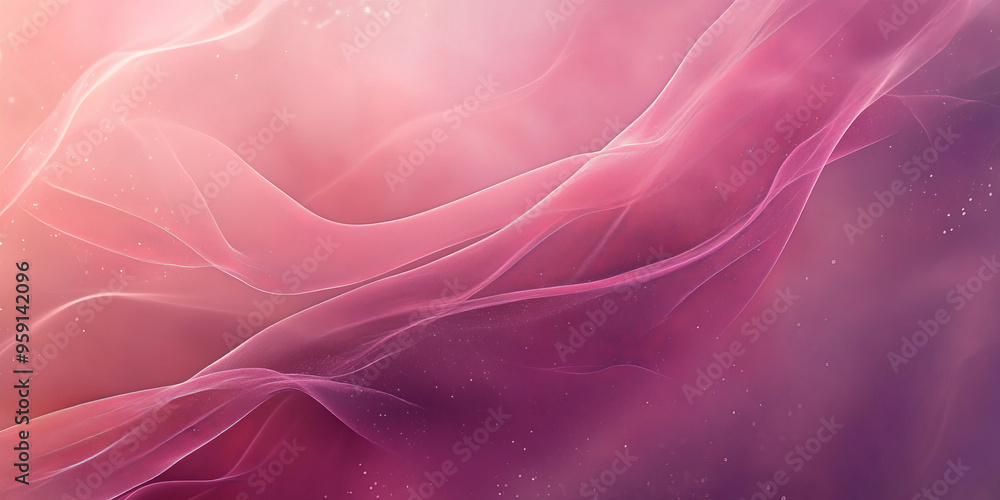 Aufkleber a soft and dreamy magenta tones background with delicate gradients and a hint of shimmer. the design