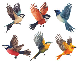 Obraz premium a cute sparrow illustration