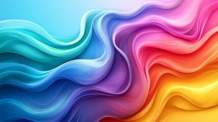 Fototapeta premium Abstract Colorful Waves