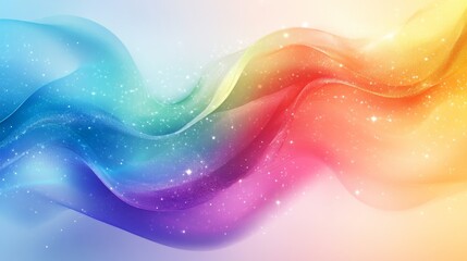 Fototapeta premium Colorful Abstract Wave Background