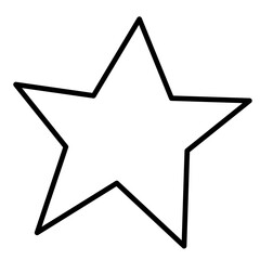 Doodle Handdrawn Star