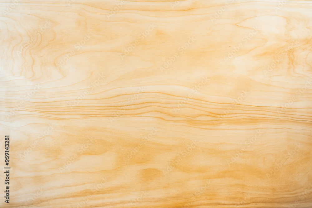 Poster smooth maple wooden backdrop with a light, creamy hue and subtle grain patterns. the wood surface is