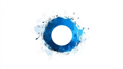 Blue Circle Splash Art