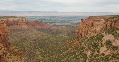 view of the canyons of southwest Colorado 