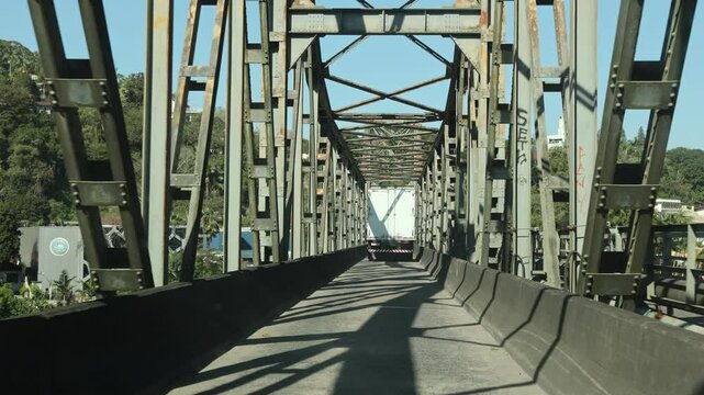 Ponte de Ferro Aldo Pereira de Andrade, Blumenau, Santa catarina