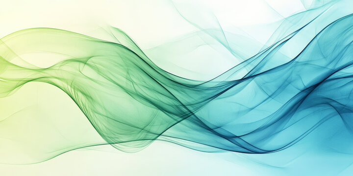 An abstract business background with flowing lines and soft gradients in a palette of blues and greens. The design is smooth and modern, conveying a sense of calm and reliability.