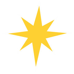 Hand drawn Doodle Star Sticker