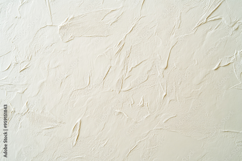 Poster a light cream-colored surface with a finely grained texture. the design is simple yet sophisticated,
