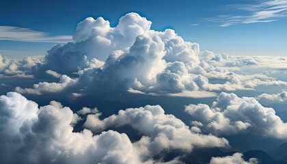 blue sky with clouds