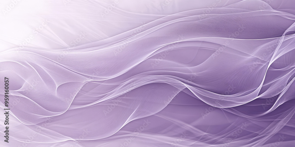 Poster a chic abstract background with delicate patterns in muted lavender and silver. the design has an un