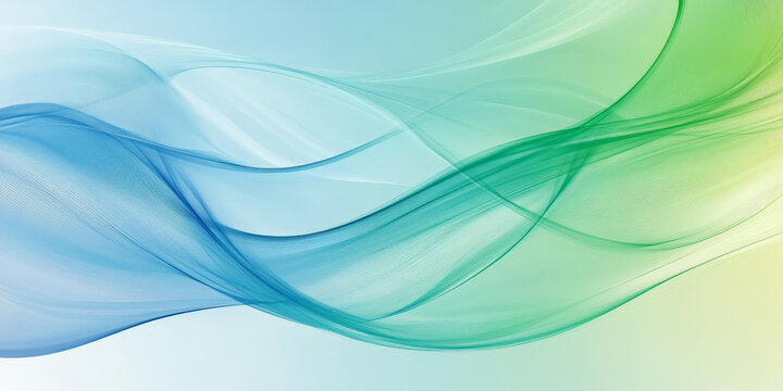 An abstract business background with flowing lines and soft gradients in a palette of blues and greens. The design is smooth and modern, conveying a sense of calm and reliability.