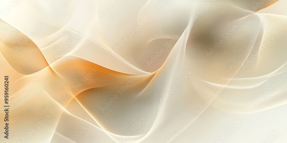 Poster a chic abstract background with smooth gradients in muted taupe and gold. the design features a high