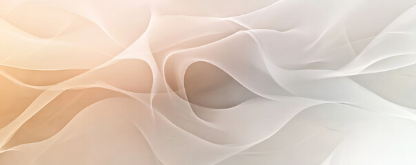 Obraz premium A graceful abstract background with smooth gradients in muted gray and champagne. The design features a refined, elegant look with gentle, flowing patterns.