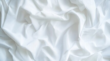 Obraz premium white printer paper on white textile