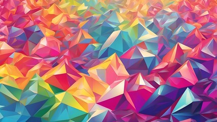Generative AI creates a stunning prismatic light prism diamond abstract background with rainbow colors that is of new quality and is universally cheerful and lively.
