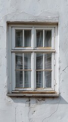Fototapeta premium white windowpane during daytime
