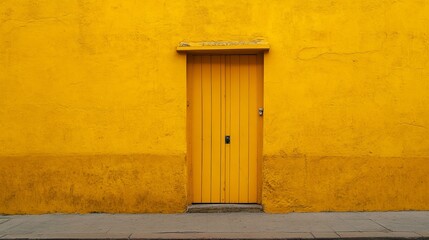 Yellow Door Wall