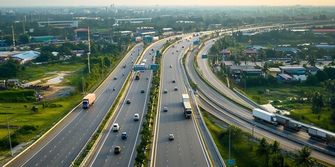 Expressway top view