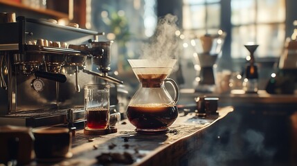 Unique coffee brewing methods