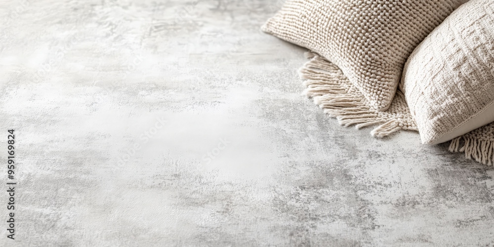 Poster a light gray textured surface with a soft, velvety feel. the muted color and gentle texture make it 