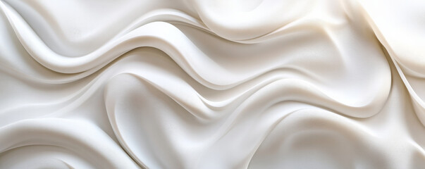 Fototapeta premium A luxurious 3D light white background with soft, blended textures and gentle illumination. The design has a high-end, elegant feel with a clean, modern appearance.