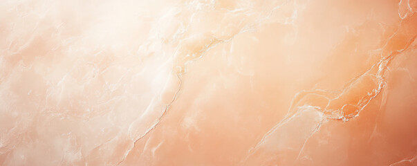 Fototapeta premium A light apricot-colored surface with a smooth, polished texture. The warm pastel hue and sleek texture add a modern and clean feel to the background.