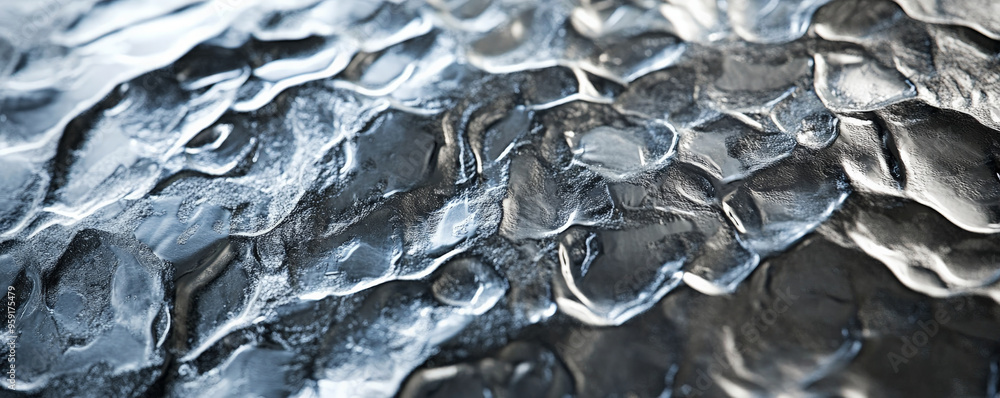 Poster a silver surface with a hammered texture, creating a dimpled effect. the texture is prominently visi