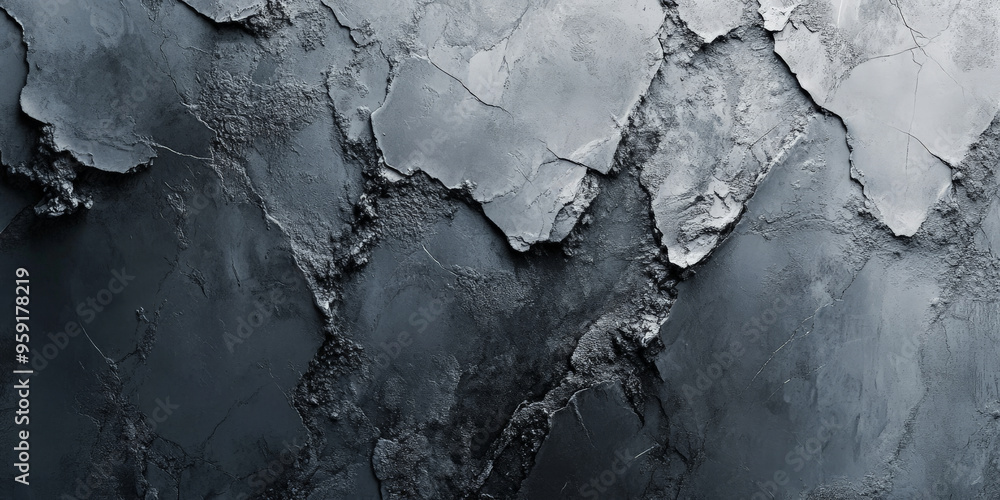 Poster minimalist abstract art backdrop featuring a monochromatic palette of grays with subtle, irregular p