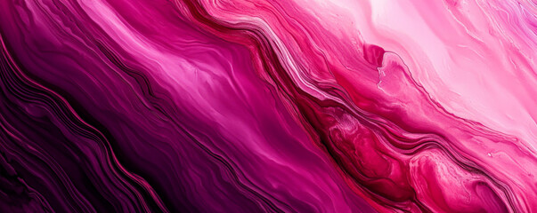 Obraz premium An abstract background in various shades of magenta, blending seamlessly into a bold, eye-catching composition. The design incorporates smooth textures and flowing lines.