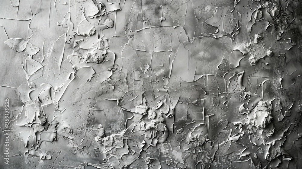 Poster textured gray wall with abstract patterns and uneven surface showcasing depth and artistic appeal