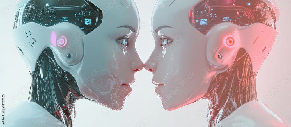 Poster humanoid robots and their relationship with artificial intelligence