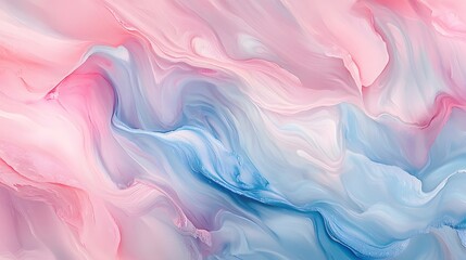 Obraz premium Abstract Swirling Pink and Blue Liquid Marble Texture.