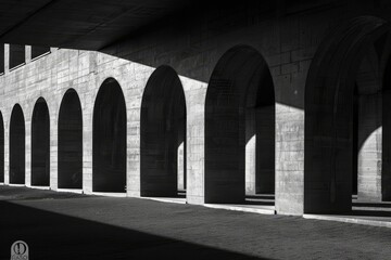 Symmetrical architectural beauty captured through precise photography techniques