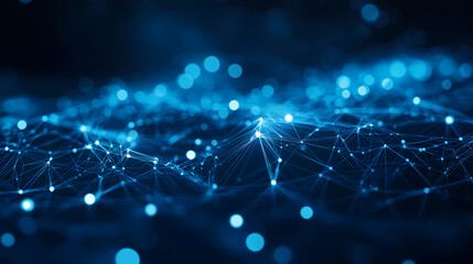 Technological network connected by light