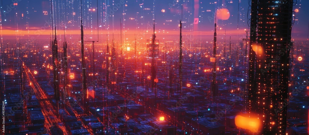 Poster digital data is converted to analog radio signals while radio signals are transformed into digital s