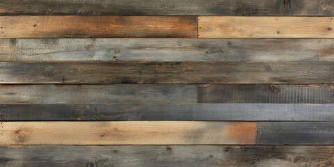Reclaimed wooden backdrop featuring rough, uneven planks in various shades of dark brown and gray. The wood shows signs of age with deep grain, knots, and cracks, adding an industrial, vintage feel to