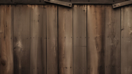 Rustic Weathered Wooden Barn Door With Patina