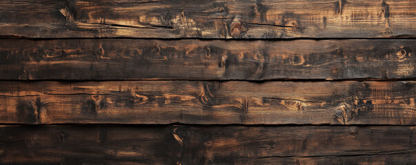 Textured wooden backdrop made of dark, rough-hewn cedar planks. The wood has a deep, earthy brown color with visible knots and grain. The surface is rugged, with a natural, organic feel that evokes a