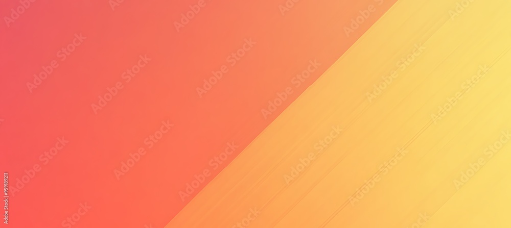 Poster a warm, sunset gradient background with a lower third text space